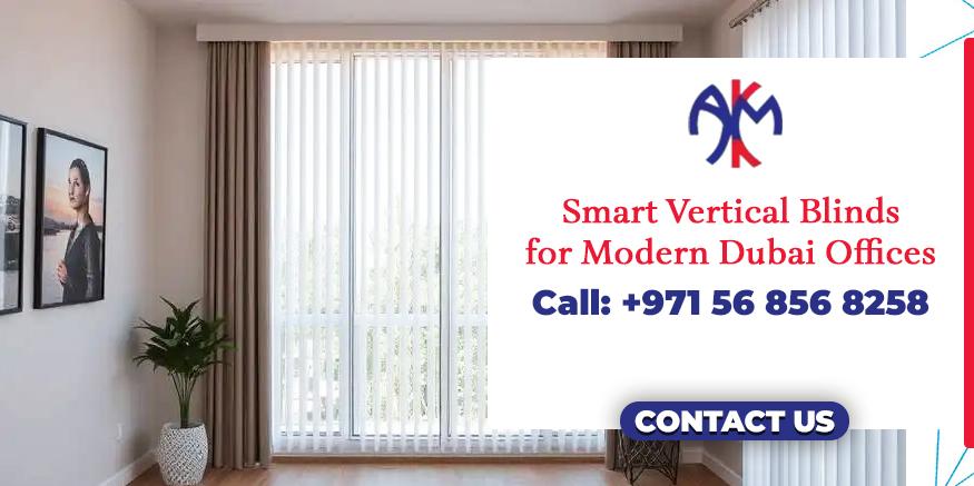 Get in touch with us to elevate your office in dubai with the best vertical blinds dubai